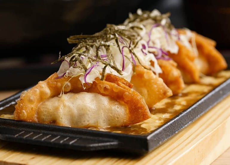 Curry Cheese Gyoza from Yabu