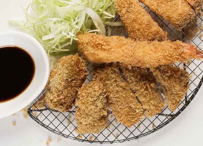 Seafood Katsu Set from ROKU