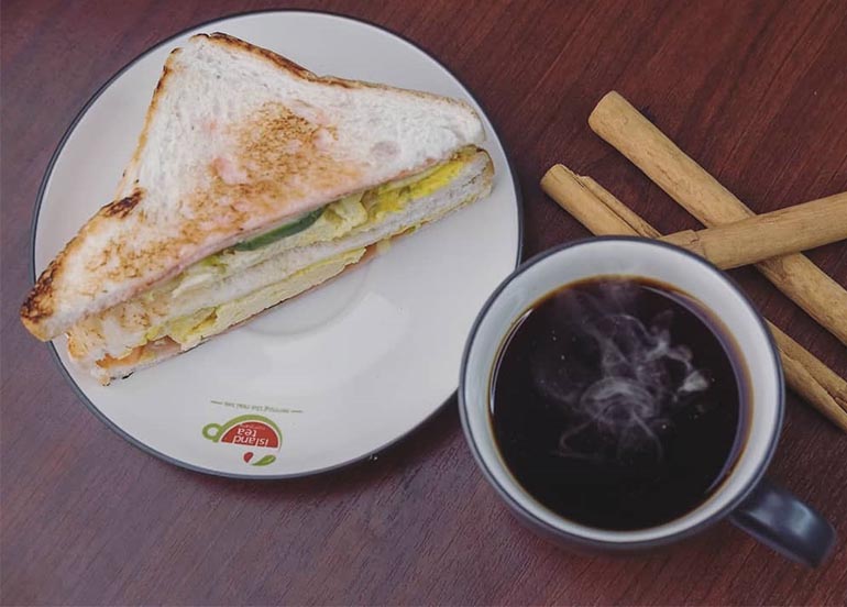 Rejuvenating Tea and Sandwich from Island Tea Co.