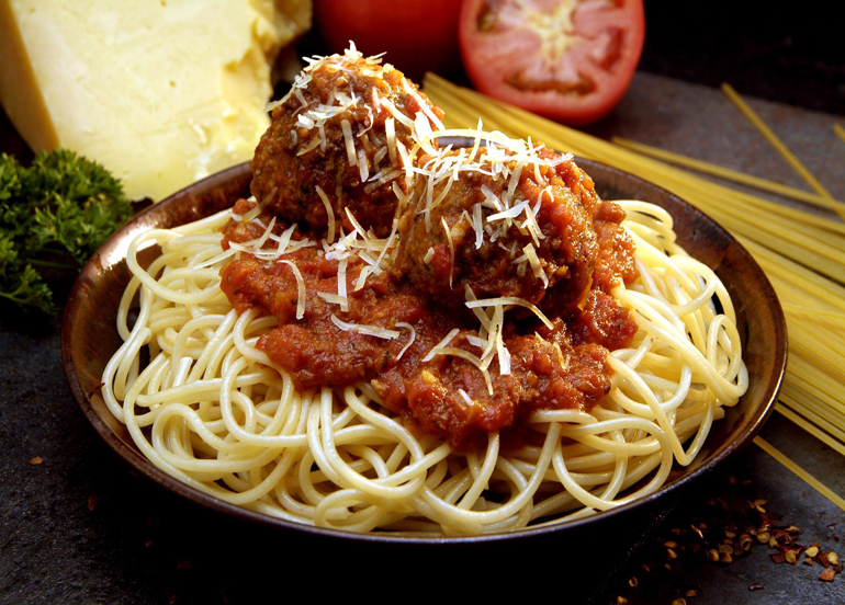 Spaghetti and Meatballs from Yellow  Cab