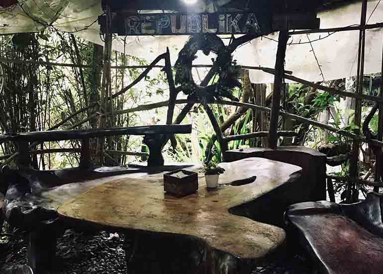 Dining area of Choco-Late De Batirol