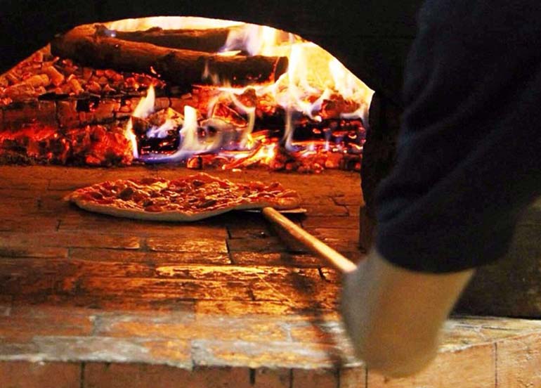 Brick Fired Oven at Amare La Cucina