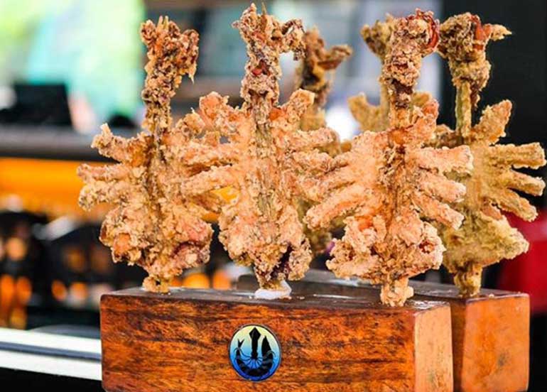 Butterfly Squid from Above the Sea Level Streat Maginhawa