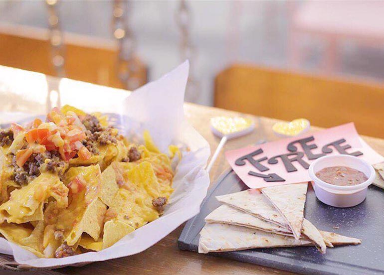 Nachos and Quesadilla from Plaza Taqueria Mexican Cantina Streat Maginhawa