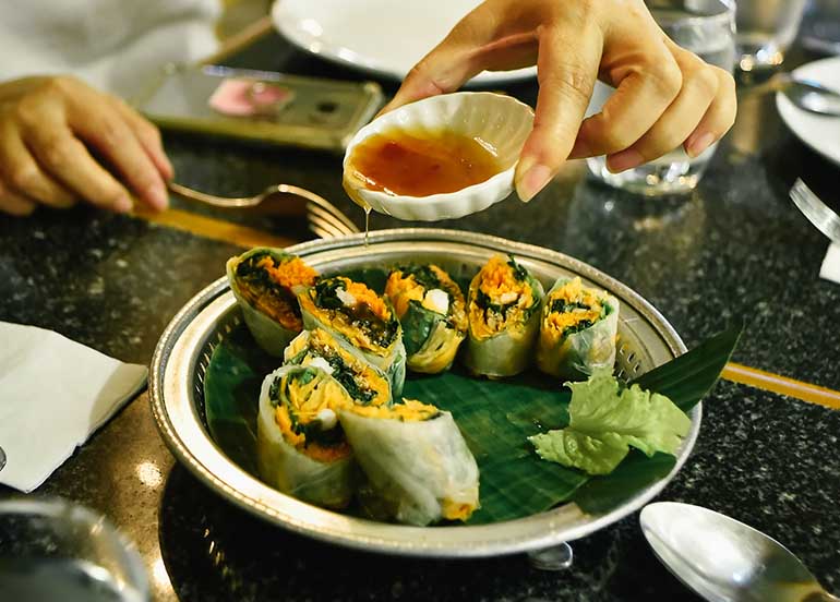 Spring Rolls from Basil