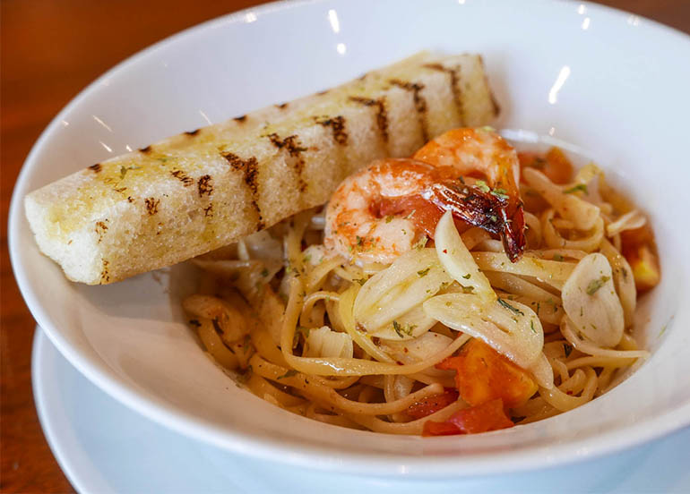 Seafood Pasta from Illy Caffe