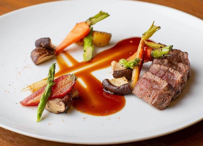 Beef Tenderloin with Yakitori Demi Glaze from Nobu Restaurant