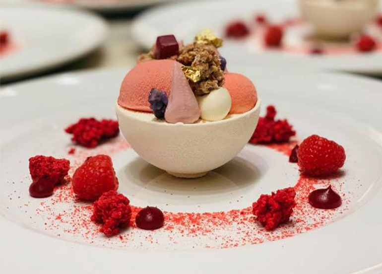 Dessert from Finestra at Solaire