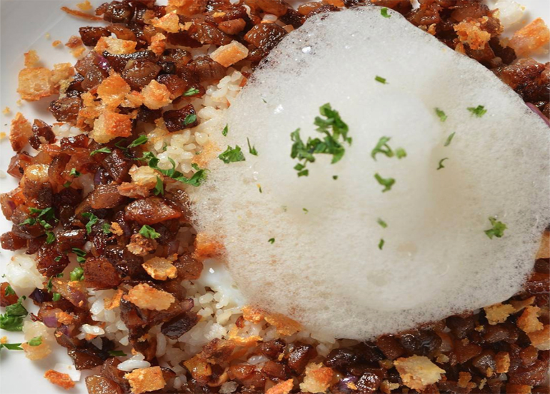 sisig fried rice the brewery