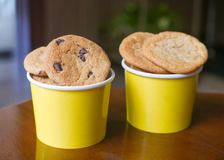 Cookies By The Bucket chocolate chip cookies
