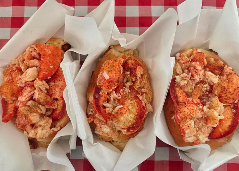 Lobster roll from Bun Appetit