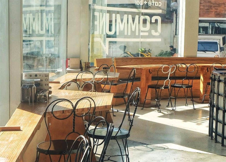 Commune Interior with logo appearannce