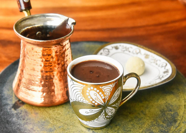 Rich hot chocolate from Xocolat