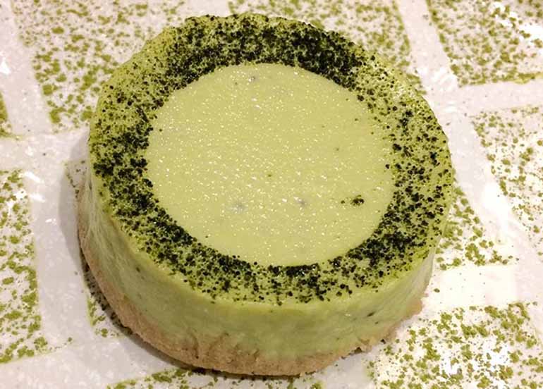 matcha-cheesecake