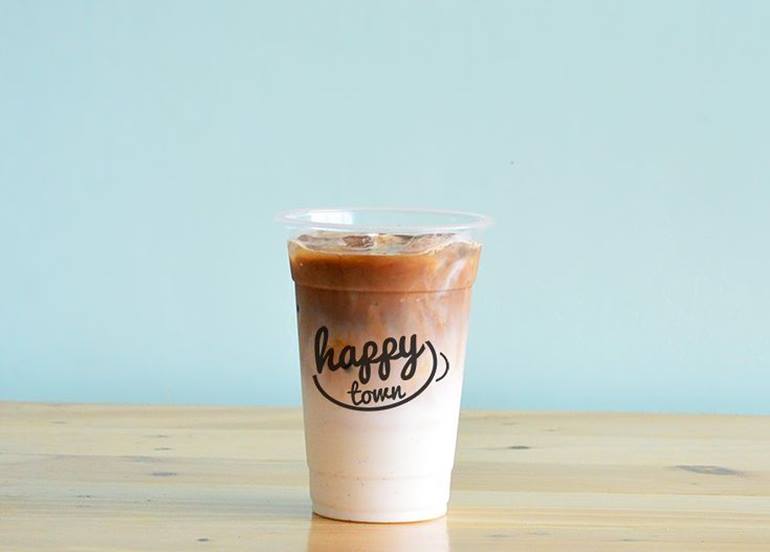iced-coffee from Happy Town Coffee + Kitchen