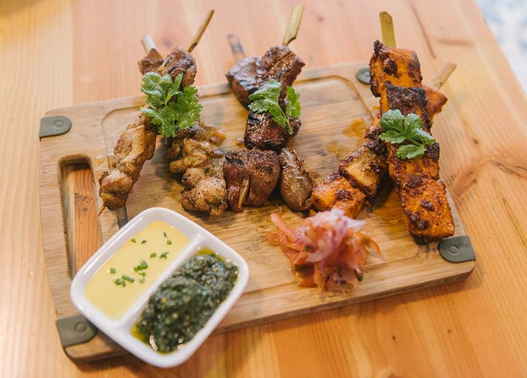 Mixto Anticuchos from Cocina Peruvia