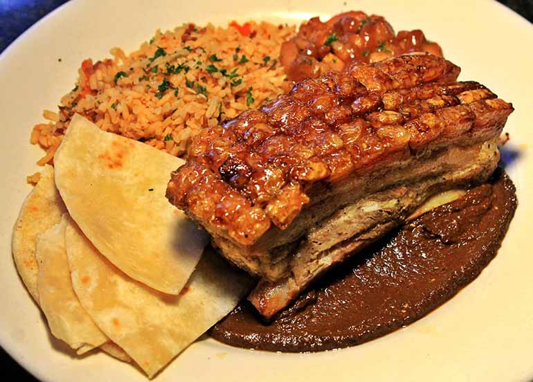 Rice, Ribs, and Pita from Ozark's Diner