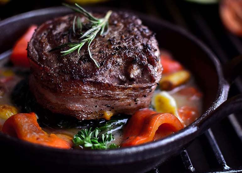 Grilled Fillet Mignon with Pimiento Sauce from NIU by Vikings
