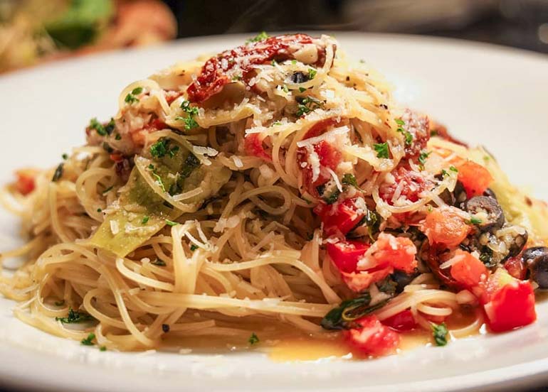Pasta from Italianni's Restaurant