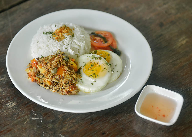 Tinapa Rice from Greg and Sally Tree Garden Cafe