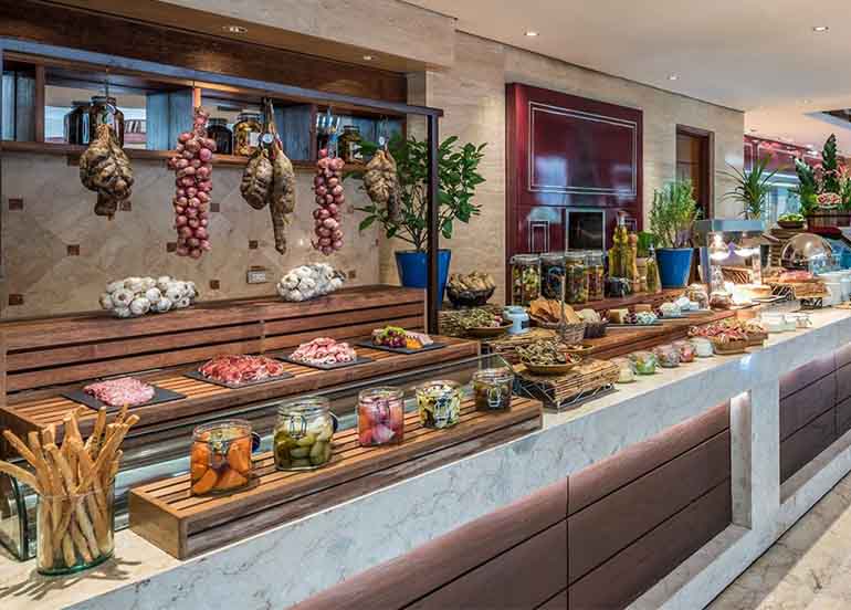 Buffet Station at Escolta at The Peninsula Manila