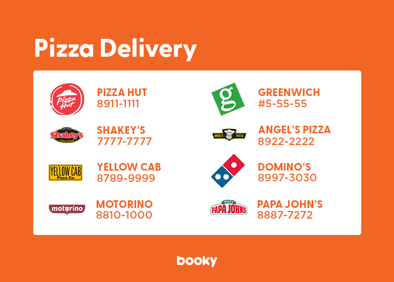 pizza delivery numbers metro manila