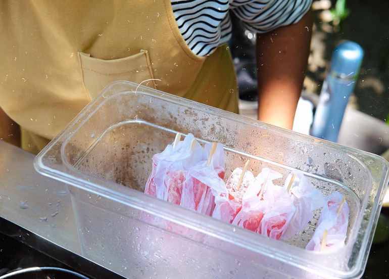 Leche Ice Cream popsicles