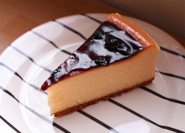 Blueberry Cheesecake from The Brewology Cafe