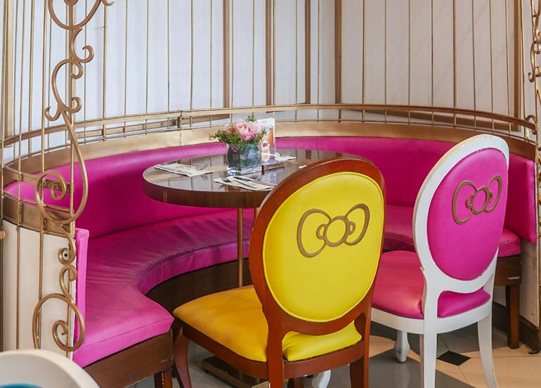 Dining Area/Interiors of Hello Kitty Cafe