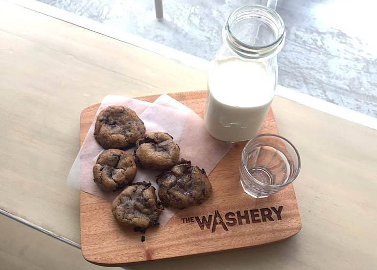 Milk and Cookies from The Washery