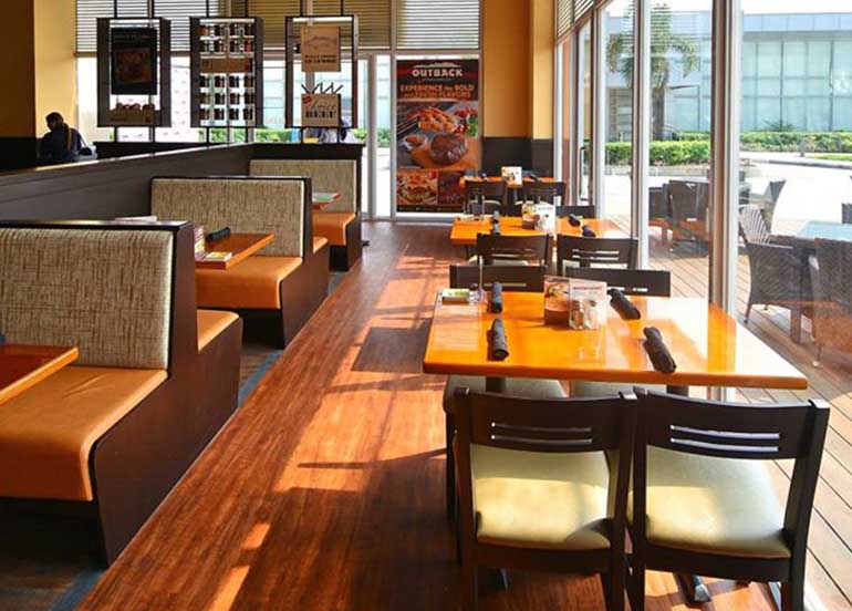 Outback Steakhouse Interiors Dining Area and Interiors