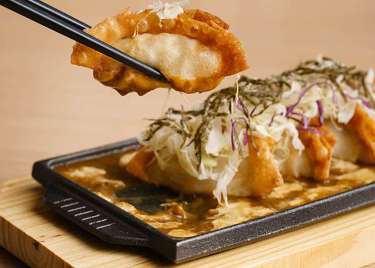 Curry Cheese Gyoza from Yabu