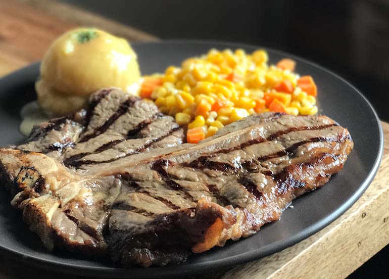 Porterhouse Steak from Blake's Wings and Steaks