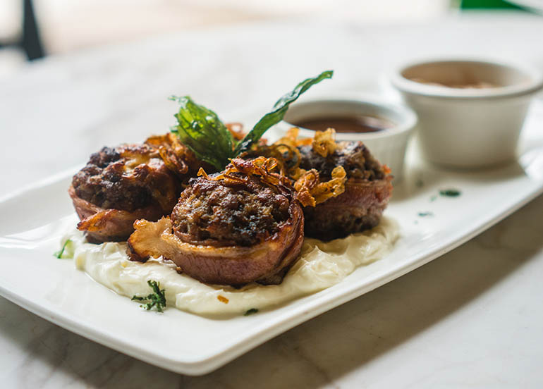 Italian Bacon and Meatballs Bomb from Mamma Mia Uptown Bonifacio Taguig