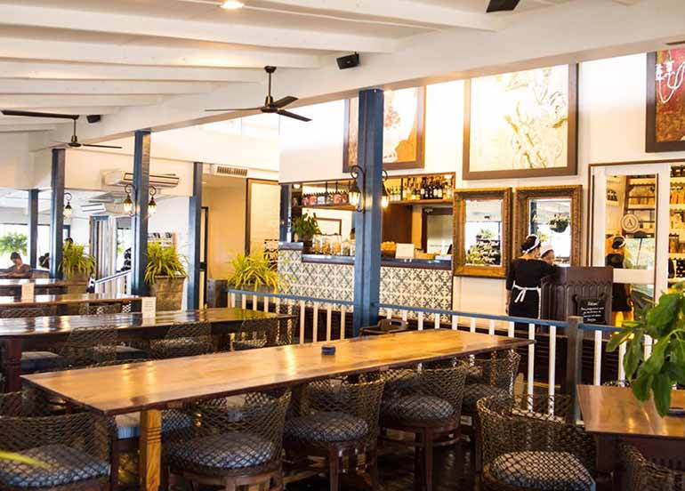 Interiors and Dining Area of Breakfast at Antonio's