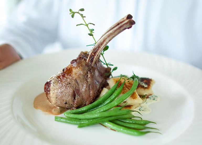 Lamb Chop and Vegetables from Antonio's Restaurant Tagaytay