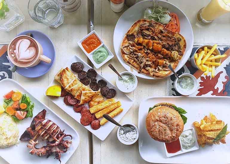 Greek Dishes from Lemon and Olives