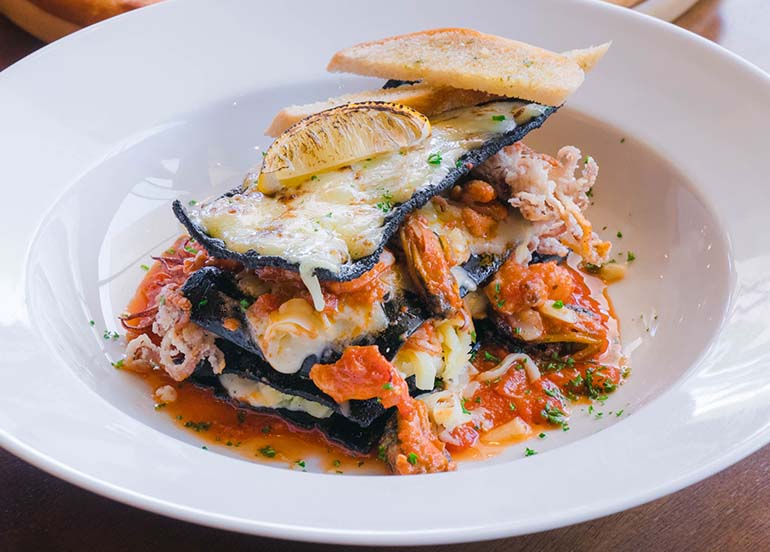 Seafood Lasagna from Antonio Uno