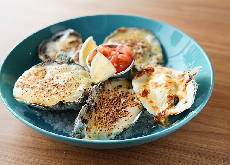 Baked Oysters from Tipple & Slaw