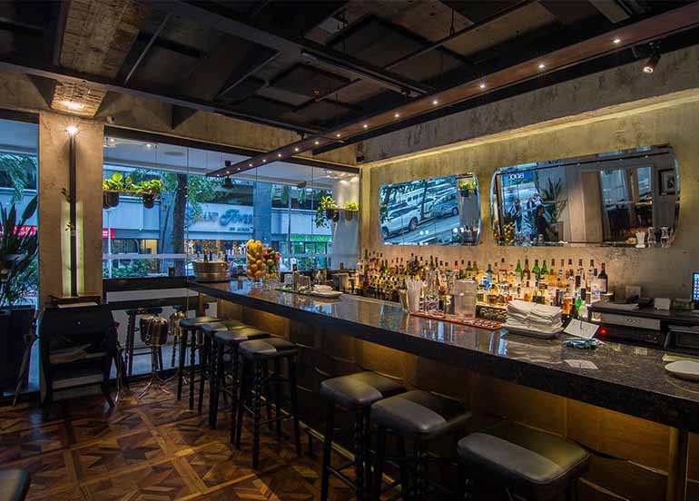 Pablo Bistro Interiors and Bar Area