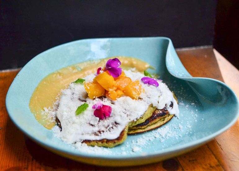 Coconut Gula Melaka Pancakes