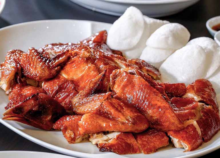 Duck from Man Ho Marriott Hotel