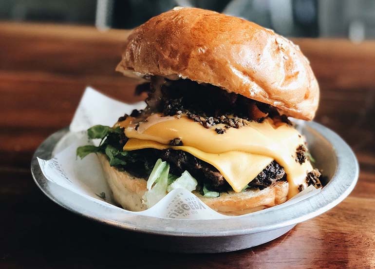 Machine Gun Burger from The Burgery