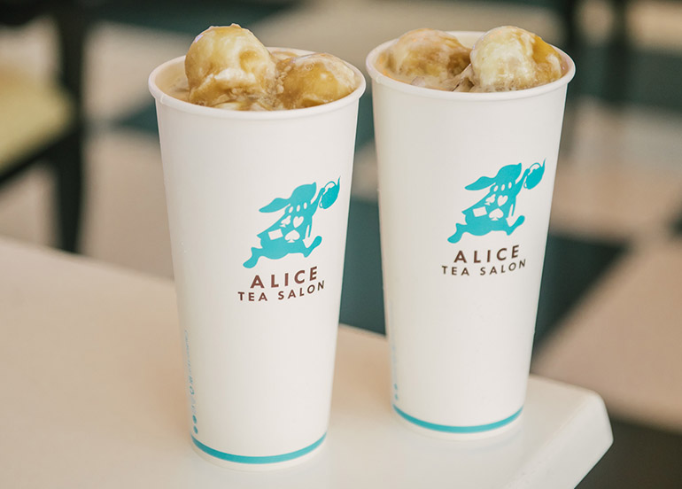 Ice Cream Milk Tea from Alice Tea Salon