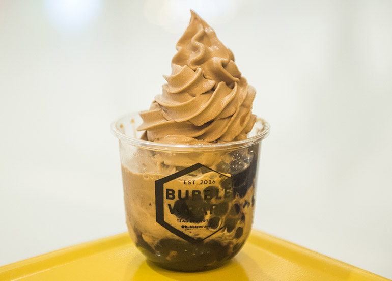 Milk Tea Soft Serve from Bubble Wraps
