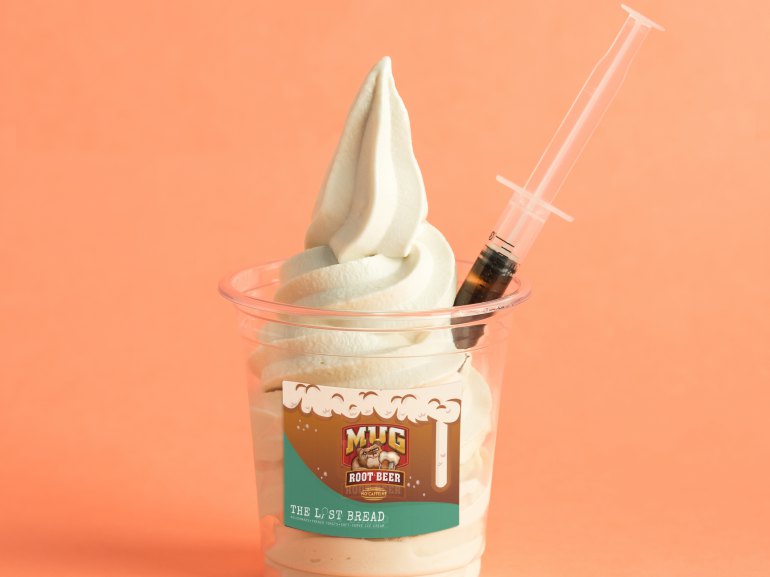 mug root beer float ice cream the lost bread