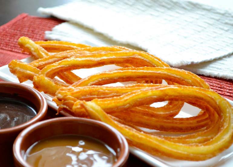 Churros with Caramel and Chocolate Dip from Cioccolata The BayLeaf Intramuros