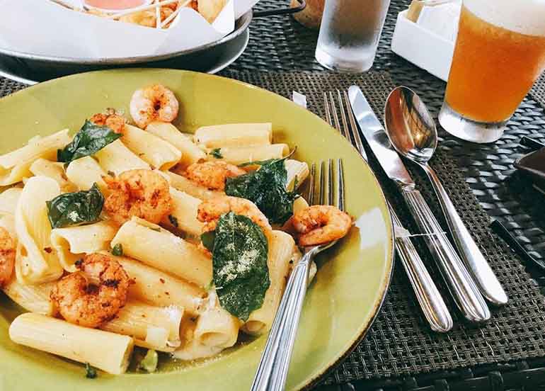 Cajun Shrimp Rigatoni from Sky Deck View Bar