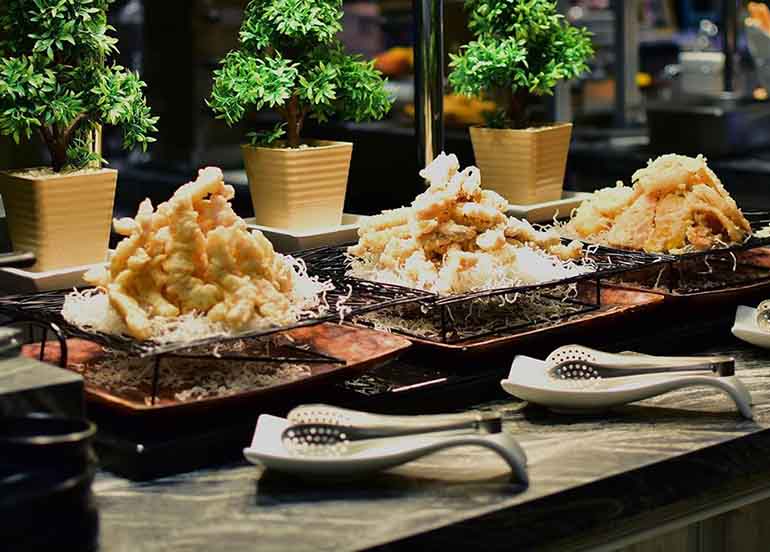 Tempura Station from Four Seasons Buffet & Hotpot