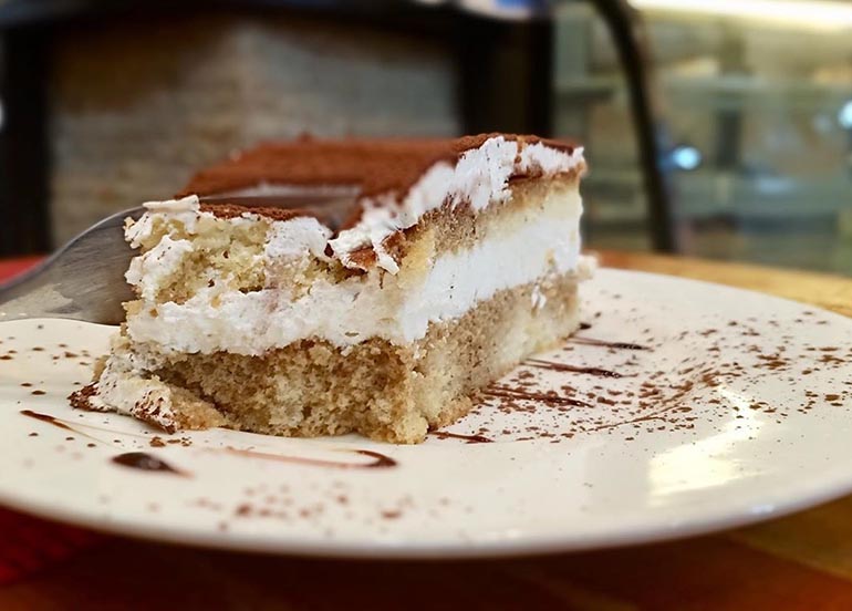 Tiramisu from Giovanni's Bar Ristorante